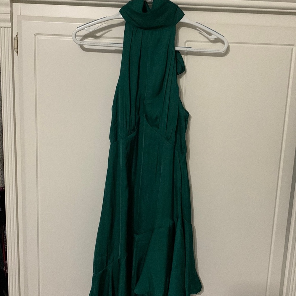 Hello Molly NWT forest green dress